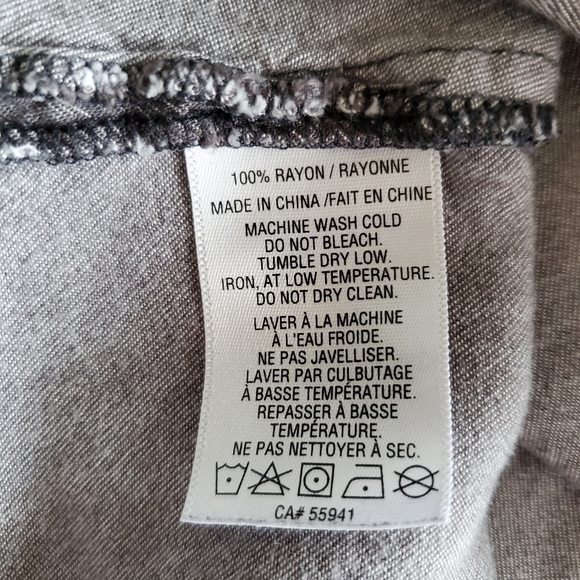 Harlow Grey Button Shirt - Picture 7 of 8